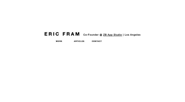 ericfram.com