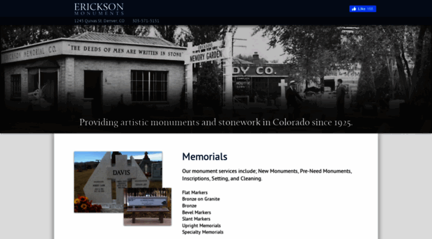 ericksonmonuments.com