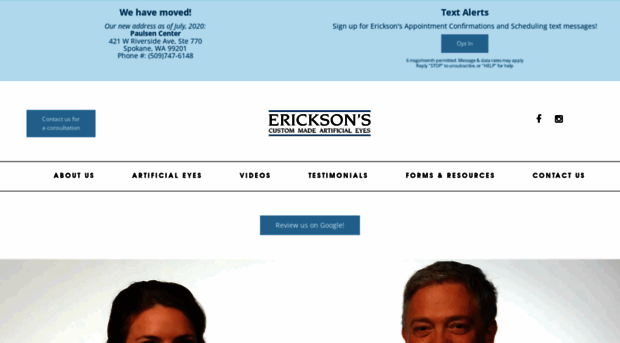 ericksons-eyes.com