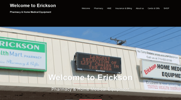 ericksonsclintonville.com