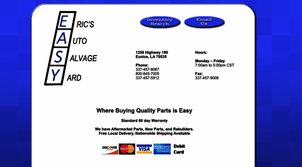 ericsautosalvageyardllc.com