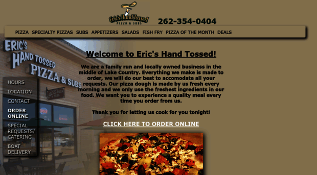 ericshandtossedpizza.com