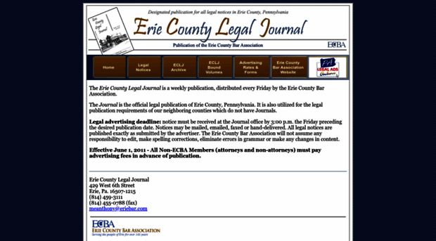 eriecountylegaljournal.com