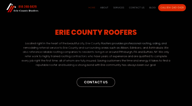 eriecountyroofers.com