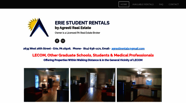 eriestudentrentals.com