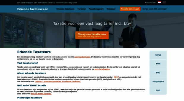 erkende-taxateurs.nl