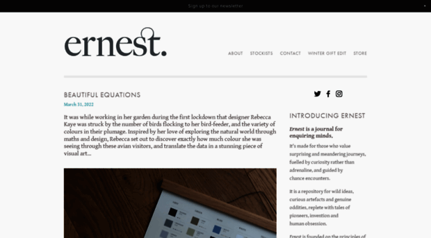 ernestjournal.co.uk