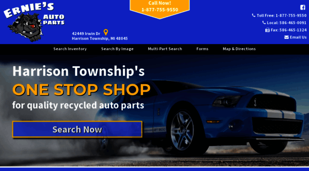 erniesautoparts.com