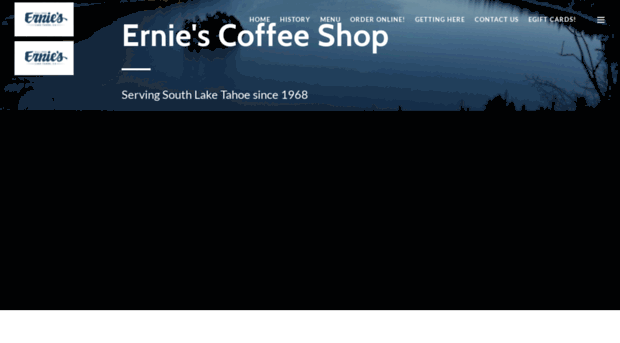 erniescoffeeshop.com