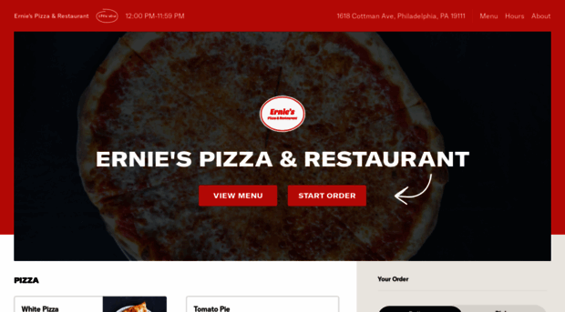 erniespizzarestaurant.com