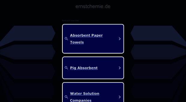 ernstchemie.de