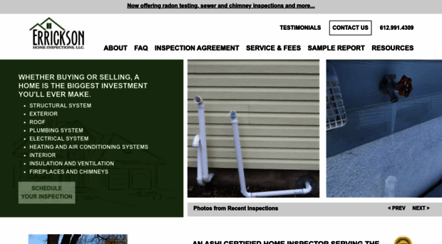 erricksonhomeinspections.com
