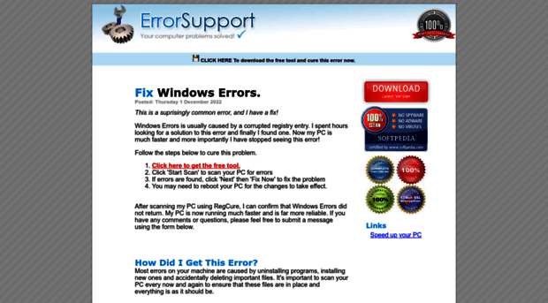 errorsupport.org