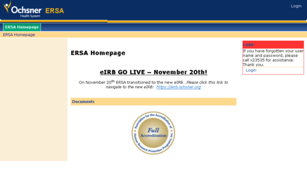 ersa.ochsner.org