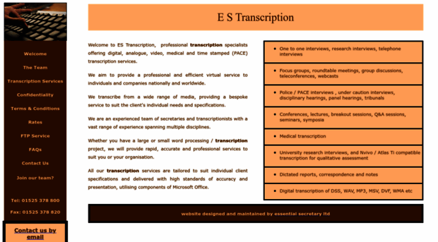 es-transcription.co.uk