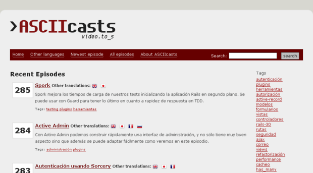 es.asciicasts.com