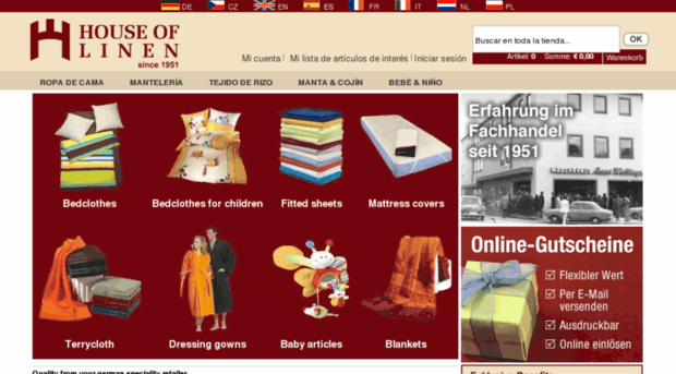 es.house-of-linen.com