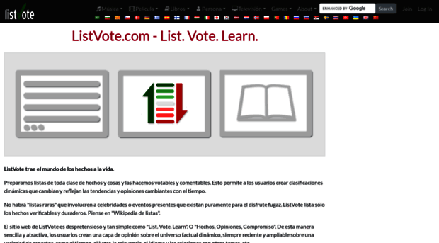 es.listvote.com
