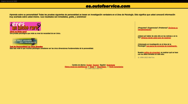 es.outofservice.com