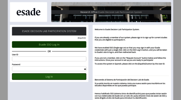 esadedecisionlab.sona-systems.com