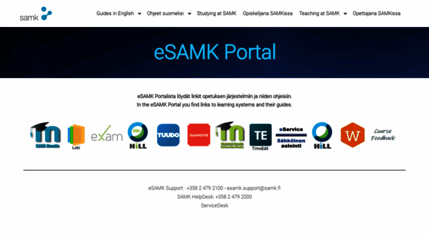 esamksupport.samk.fi