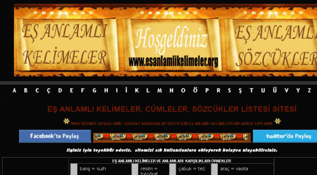 esanlamlikelimeler.org