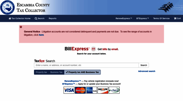 escambia.county-taxes.com