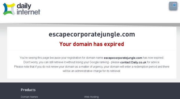escapecorporatejungle.com