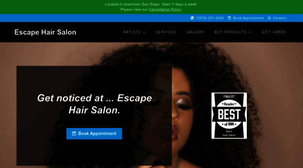 escapehairsalon.com