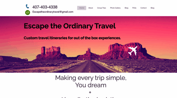 escapetheordinarytravel.com