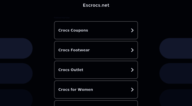 escrocs.net
