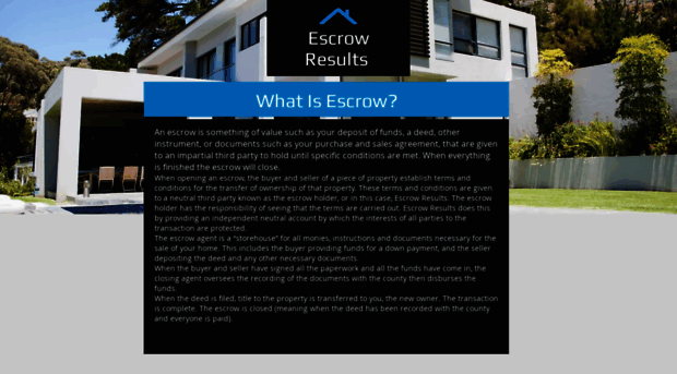 escrowresults.com