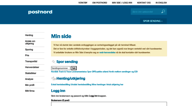 eservice.postnord.no