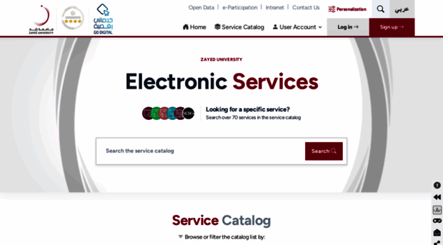 eservices.zu.ac.ae