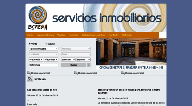 esferaserviciosinmobiliarios.com