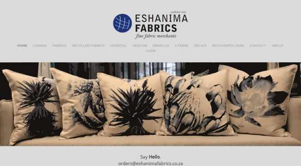 eshanimafabrics.com