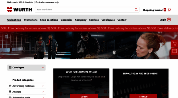 eshop.wurth.com.na