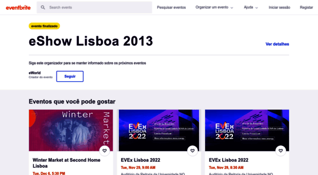 eshowlisbon13.eventbrite.es