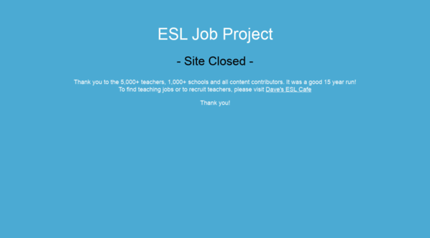 esljobproject.com