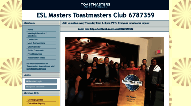 eslmasters.toastmastersclubs.org