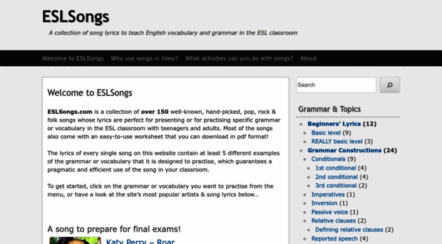 eslsongs.com