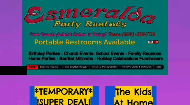 esmeraldapartyrentals.com