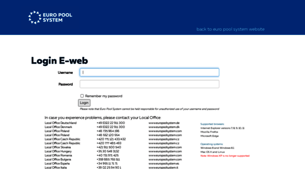 esoftweb.europoolsystem.com