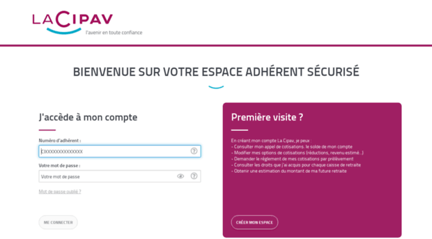 espace-personnel.lacipav.fr