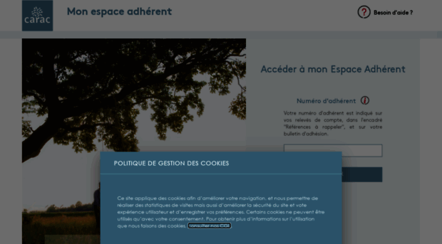 espaceadherent.carac.fr