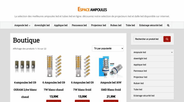 espaceampoules.fr