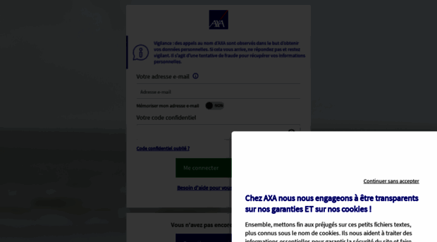 ESPACE CLIENT SUR AXA FR intelligence overview