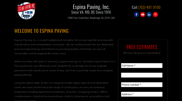 espinapaving.com