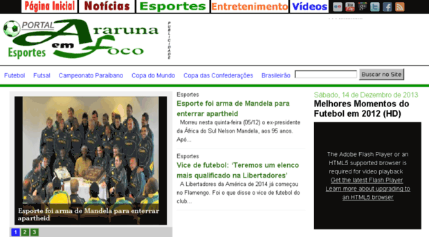 esportes.ararunaemfoco.com