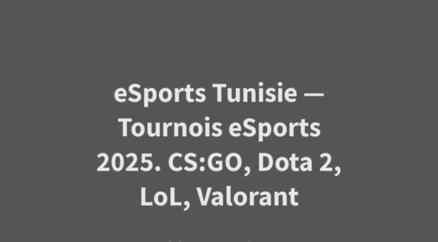 esports.com.tn